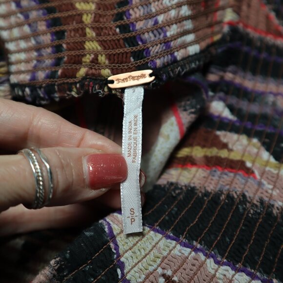 Free People Miranda Angular Pants Womens S Relaxed Eclectic Unique Festival Boho - Picture 3 of 11